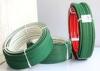 Red PU polyurethane Super Grip Belt with Top green PVC Vee Corrugated belt