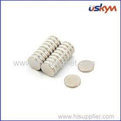 Strong sintered round NdFeB magnet