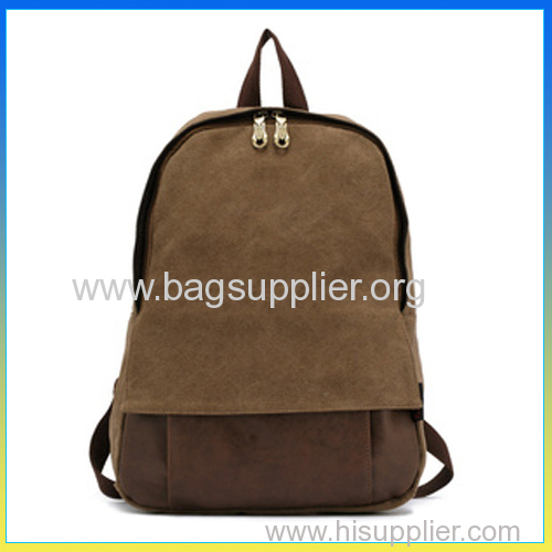 New design fashion canvas laptop bag modern school bag backpacks
