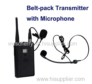 Professional digital Tour Guide Transmitter with microphone for Guide/Speakers