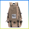 2014 new design korea style larege capacity laptop durable canvas backpack bag