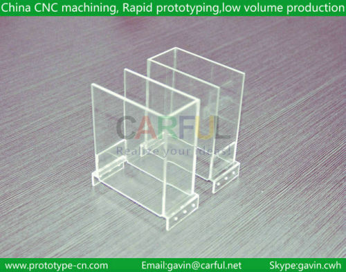 Transparent Plastic Polycarbonate(PMMA,acrylic) CNC  Machining Fabrication 