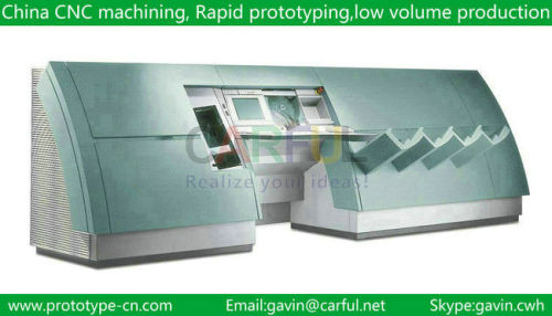 bank devices metal parts CNC machinine, CNC low volume machining