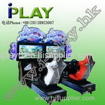 OUTCOIN OPERATED RUN 2014 TWIN 32''LCD(DX) SIMULATOR DRIVING MACHINE