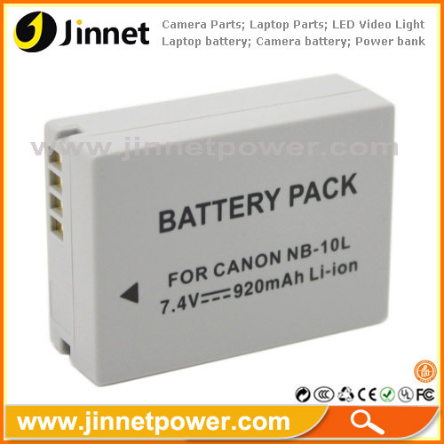 920mAh 7.4V for Canon PowerShot G1 X camera battery NB-10L