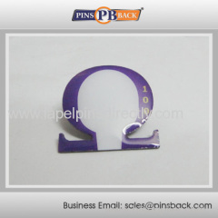 2014 Wholesale No MOQ order Omega Printed Trading Lapel Pins with epoxy dome