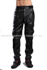 Motorcycle PU Leather pants for men