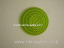 Green Silicone Dinnerware Mesh Silicone Funnel Flexible RoHS