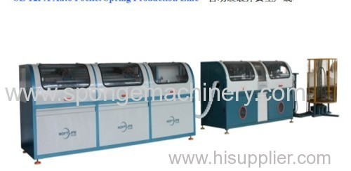 Automatic pocket spring production line