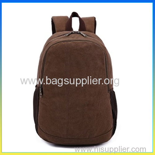 Heavy duty trendy sports bag washed canvas laptop mountaineering backpack bag
