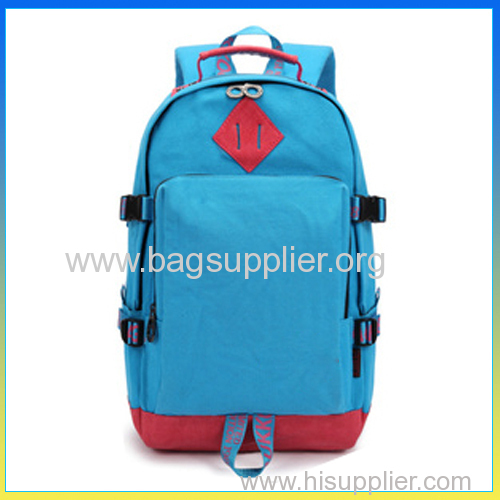 2014 popular canvas rucksack hot school bag laptop backpack