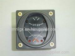 Input Alam E - F 2 1/4, 2 inch Daul Fuel Tank Level Gauges / Airplane Gauge DF2-VA