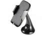 Metal / Glass Iphone Car Holder Black Compact , Adjustable In Car Phone Holder