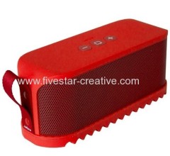 Solemate Mini Portable Wireless Speakers With Big Sound in Red
