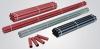 Vulcanized Fiber Tube, 42'', Grey, Red, Black