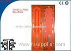 CE Certified Plastic Spine Board Foldable for Emergency Rescue