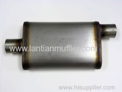 stainless steel exhaust muffler in exhaust system