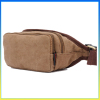 Korea style fashion large capacity canvas bum bag sports zipper waist bag