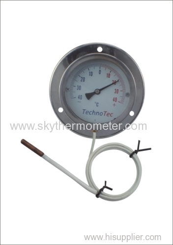 Square capillary thermometer