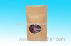 Food Grade Paper Snack Food Packaging Bags For Nuts , Fat Bottom Bag