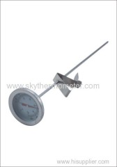 Bbq thermometer with clip