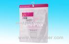 Reclosable Garment Zip Lock Packaging Bags Water Resistant With Hanger Hook