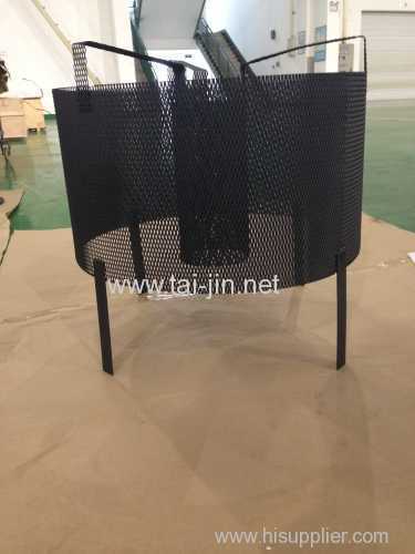 Basket titanium MMO mesh anode