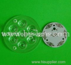 7W led lens with PCB