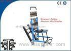 Stainless Steel Ambulance Stair Chair , Hospital First Aid Stretcher