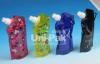 Freezable 450ml Plastic Water Bottle Bags Vivid Printing For Camping , Baby Water Bag