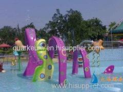 Outdoor Family Entertainment Octopus Aqua Water Spraygrounds Equipment for Holiday
