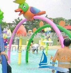 Aqua Splash Play Structure Fiber Glass Bird Water Sprayground for Adults