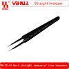 Hard antistatic straight tweezers , Soldering Station accessories