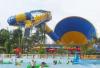 Kids Fiberglass Tornado Amusement Park Water Slides 4 Person Family Raft, 15m Height