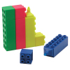 Promotional legos shape highlighter with different colors