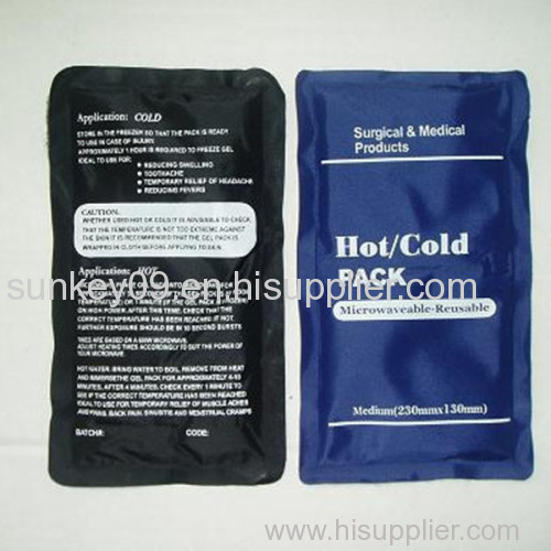 reusable gel hot cold pack for physical therapy