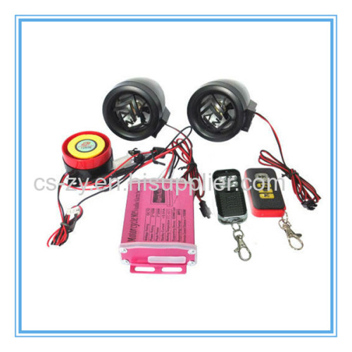 MP3 motorcycle anti-theft alarm system