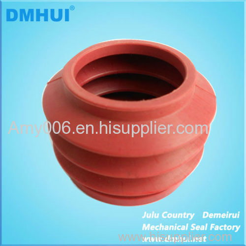 Undular rubber dustproof cover