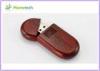 Oval Wooden Shell USB Flash Drive