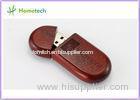 Oval Wooden Shell USB Flash Drive