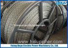 18 Strands Anti twist Galvanized Steel Wire Rope for Transmission Line Stringing 252kN 20mm Diameter