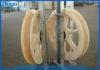660x100 Single Wheel 20kN Rated Load Stringing Blocks Tackle Pulley Under 500mm2 Conductor