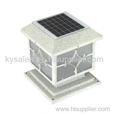 solar pillar light for garden and park