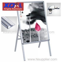 XD-J-S01 Aluminum A frame silver poster stands A1 poster changeable for sales promotion