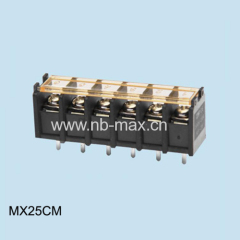 300V 20A 7.62mm Barrier Terminal Blocks connector with cover