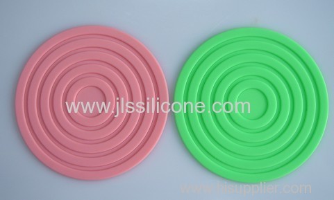 Eco friendly round heat proof silicone mat