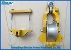 Aluminum Wheel Crossarm Mounted Stringing Blocks Capliper Width 99~175mm Capliper Height 95~159mm