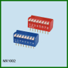 2.54mm piano type DIP SWITCH red blue