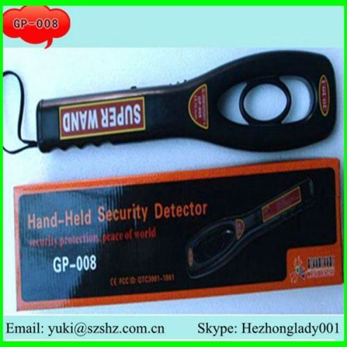 High sensitivity hand-held metal detector GP008 with no adjustment