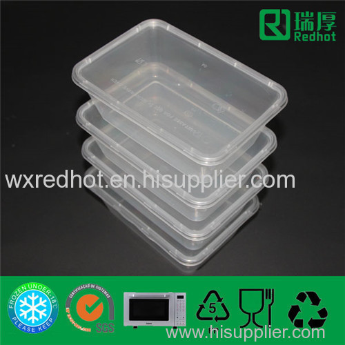 Plastic Food Storage Microwave Containers 750ml